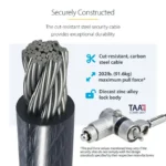 StarTech Universal Laptop Lock (2m) 25-Pack-TAA-UNIVCS25-LAPTOP-LOCK - Image 7