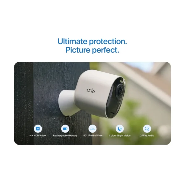Ultra Security Camera 4K 3rd Gen # 4 Camera Kit- VMS5450-100AUS - Image 3