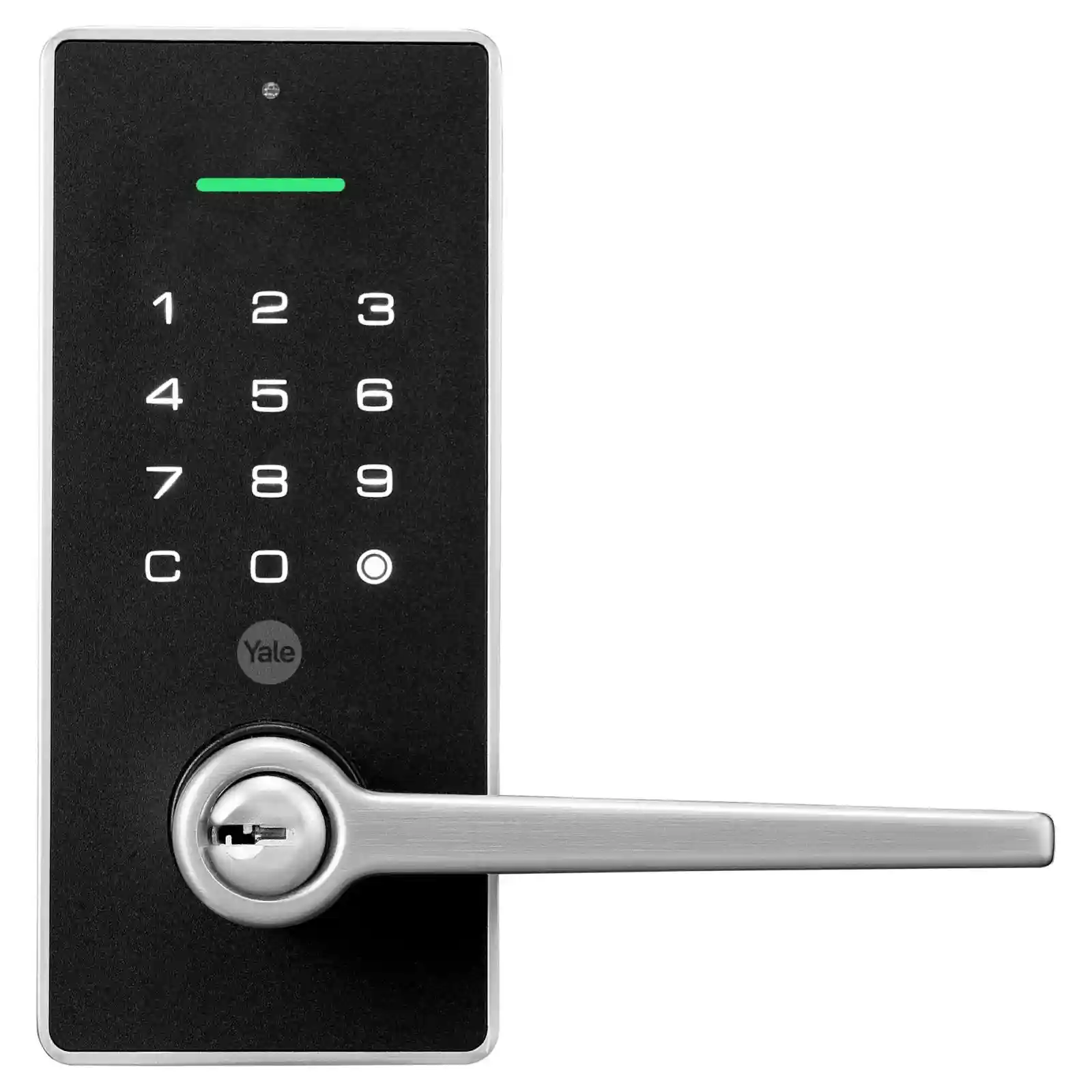 Yale Libi Digital Lever Keyed Satin Nickel Satin Nickel Plate - YLBL226NRSN
