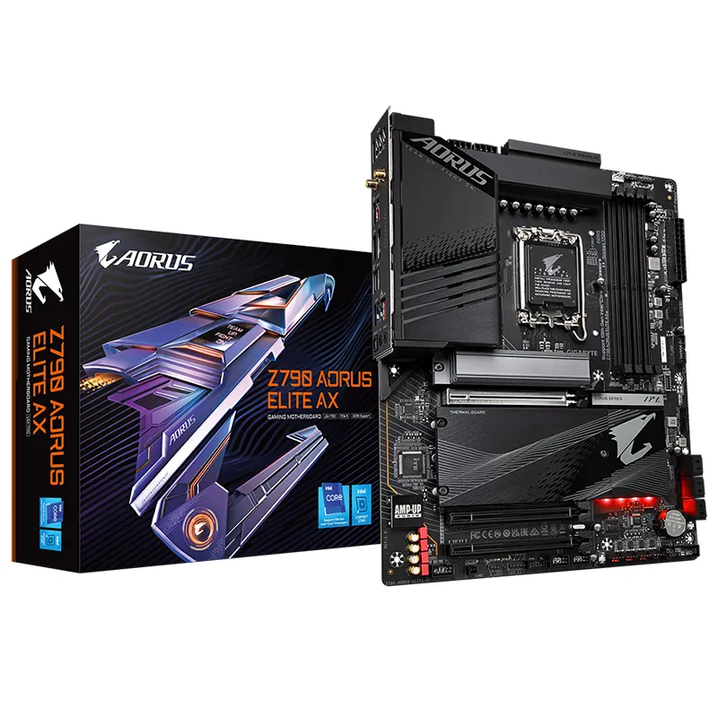 Gigabyte Z790 AORUS ELITE AX DDR5 Intel LGA 1700 ATX Motherboard(Z790 AORUS ELITE AX)