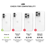 UAG Plyo MagSafe Apple iPhone 16 (6.1') Rugged Case - Ice/White - 114482114341