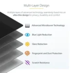 StarTech Flip-Up Privacy Screen for 14" Laptop, 2 Year Warranty-14L61-PRIVACY-SCREEN - Image 5