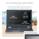 StarTech Flip-Up Privacy Screen for 14" Laptop, 2 Year Warranty-14L61-PRIVACY-SCREEN - Image 6