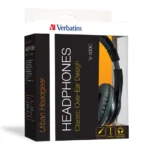 Verbatim Classic Stereo Headphones Black-65066 - Image 2