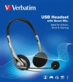Verbatim Multimedia Headset with Boom Mic - 66556 - Image 4