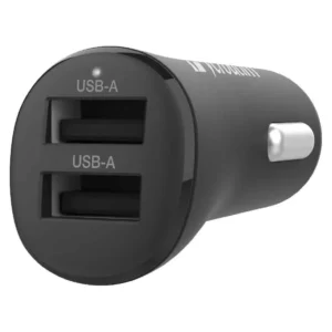 Verbatim Dual Port 3.4A Car Charger - Black - 66599