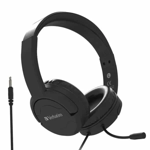 Verbatim Multimedia Headset with ANC And Noise Cancelling Mic -66706