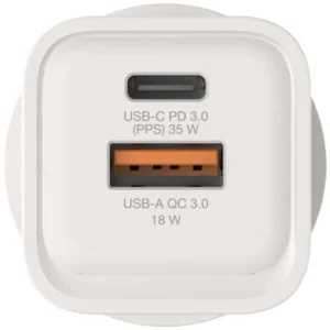 Verbatim 2 Port 35 Watt Portable GaN charger-67015