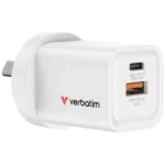 Verbatim 2 Port 35 Watt Portable GaN charger-67015