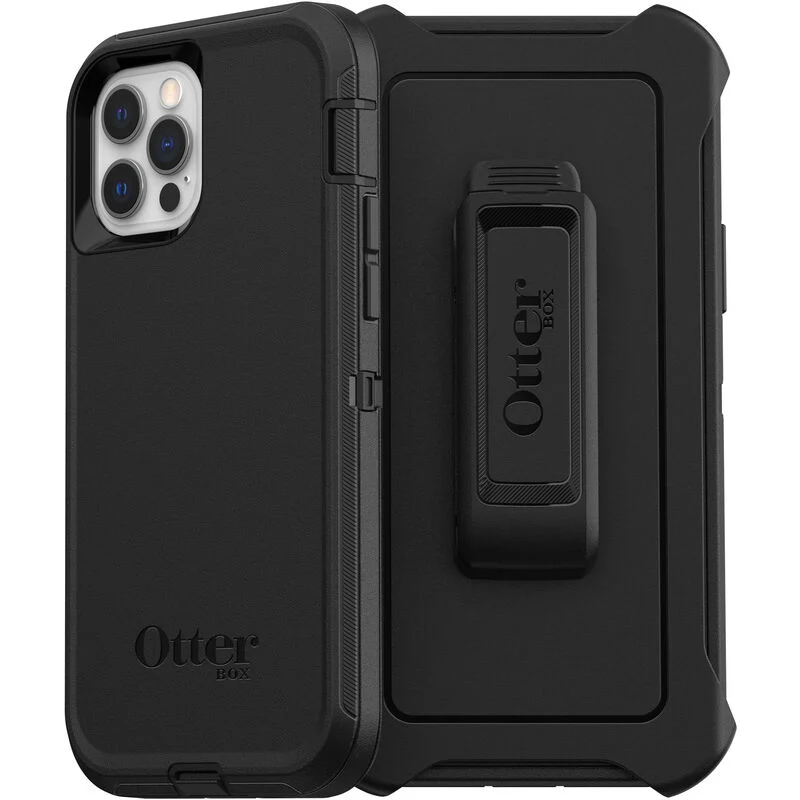 OtterBox Defender Apple iPhone 12 / iPhone 12 Pro Case Black - 77-65401