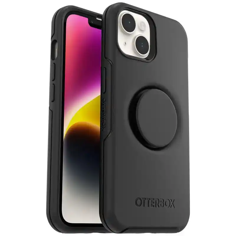 77-88743 OtterBox Otter + Pop Symmetry Apple iPhone 14 Plus Case Black - 77-88743