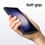 OtterBox React Samsung Galaxy S23 Ultra 5G (6.8') Case Black Crystal (Clear/Black) - 77-91319