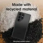 OtterBox React Samsung Galaxy S23 Ultra 5G (6.8') Case Black Crystal (Clear/Black) - 77-91319 - Image 4