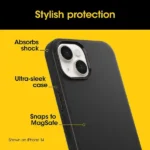 OtterBox Symmetry+ MagSafe Apple iPhone 15 Pro Max (6.7') Case Black - 77-92897