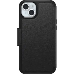 OtterBox Strada MagSafe Apple iPhone 15 Plus (6.7') Case Shadow (Black) - 77-93564