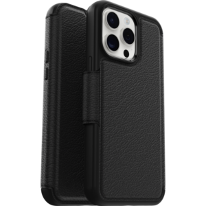 OtterBox Strada MagSafe Apple iPhone 15 Pro Max (6.7') Case Shadow (Black) - 77-93568