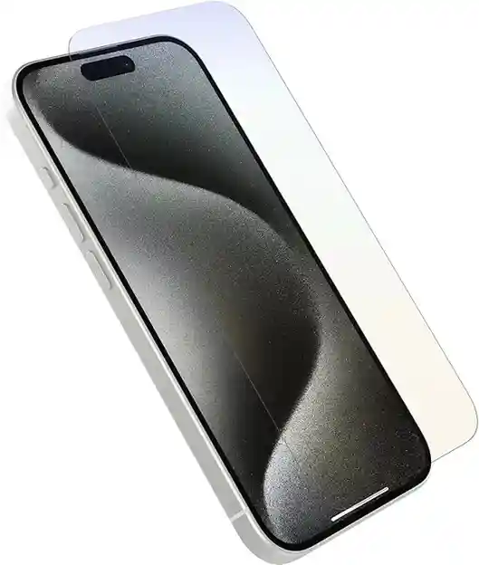 OtterBox Premium Pro Glass Antimicrobial Anti-Blue Light Apple iPhone 15 Pro (6.1') Screen Protector Clear - No Retail Packaging - 77-93979