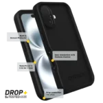 OtterBox FRE MagSafe Apple iPhone 16 (6.1') Case Black -77-96144