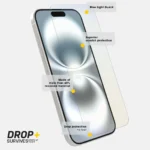OtterBox Premium Pro Glass Anti-Blue Light Apple iPhone 16 (6.1') Screen Protector Clear - 77-96199