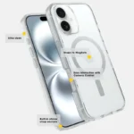 OtterBox Symmetry Clear MagSafe Apple iPhone 16 Plus (6.7') Case Clear - 77-96345