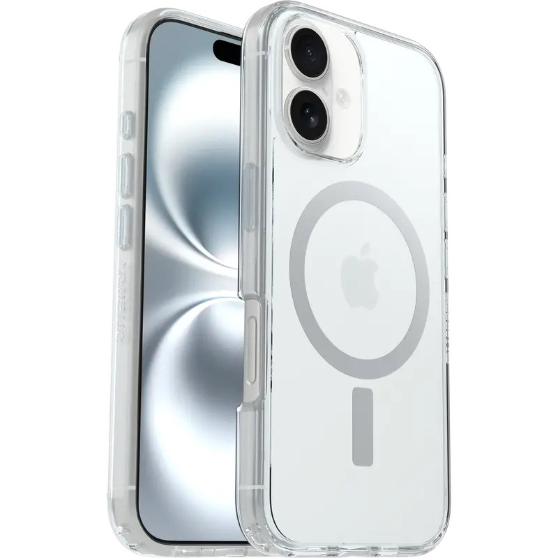 OtterBox Symmetry Clear MagSafe Apple iPhone 16 (6.1') Case Clear - 77-96369