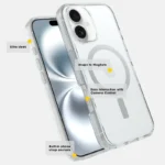 OtterBox Symmetry Clear MagSafe Apple iPhone 16 Pro Max (6.9') Case Clear - 77-96417