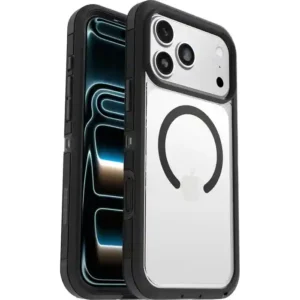 OtterBox Defender XT Pro MagSafe Apple iPhone 17 Pro Max (6.9') Case Dark Side Clear/Black- 77-98534