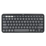 Logitech Pebble Keys 2 K380S Slim Bluetooth Wireless Keyboard - Tonal Graphite- 920-011753