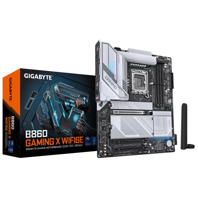 Gigabyte M/B B860 GAMING X WIFI6E, 4 x DDR5 up to 256 GB - B860 GAMING X WIFI6E