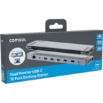 USB-C Dual HDMI Monitor 12 Port Docking Station - CM24HDA - Image 2