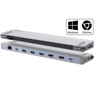 USB-C Dual HDMI Monitor 12 Port Docking Station - CM24HDA