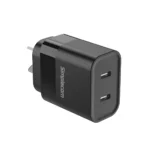 Simplecom Dual USB-C Fast Wall Charger PD 20W for Phone Tablet-CU221 - Image 3