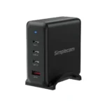 Simplecom CU400 4-Port PD 100W GaN Fast Charger 3xUSB-C + USB-A 