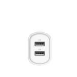 Cygnett PowerPlus 12W Dual Port Wall Charger - White - CY3671PDWLCH