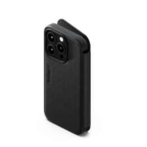 Cygnett MagWallet Apple iPhone 15 Pro Leather Wallet Case - Black CY4596MAGWT