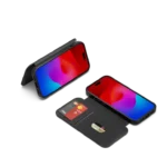 Cygnett MagWallet Apple iPhone 15 Pro Leather Wallet Case - Black CY4596MAGWT