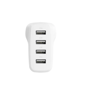 Cygnett PowerPlus 24W Multi Port USB-A Wall Charger - White-CY4768PDWCH