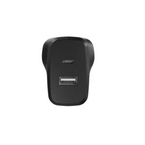 Cygnett PowerPlus 32W Dual Port (20W USB-C + 12W USB-A) PD Fast Wall Charger - Black-CY4773PDWCH