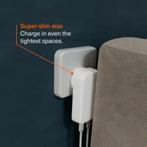 Cygnett ChargePlus 65W Dual Port GaN Slim Wall Charger-White-CY5488PDWCH