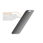 Cygnett Apple iPhone 17 Pro Max (6.9') 4-Way Privacy Screen Protector-2 Years Warranty-CY5542CPTGL - Image 3