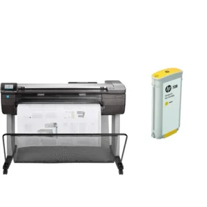 Hp DESIGNJET T830 24 Inch MFP +Ink Set - F9A28E-INKSET