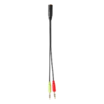 Rapoo Wired Stereo Headset - H100-Black - Image 5