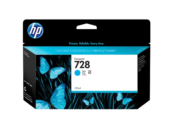 HP Cyan DesignJet Ink Cartridge - HPF9J67A