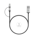 mBeat MB-ICAB21-1S Lightning with Micro USB Data Cable (1M)I-CAB21-1S