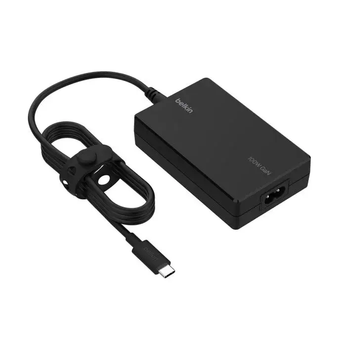 Belkin Connect USB-C Core 100W GaN Power Adapter + USB-C Cable - Black- INC016auBK