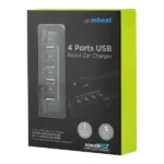 mbeat 4-Port USB Car Charger with Extension Cord - MB-USBC480