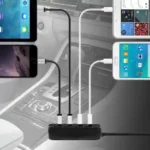 mbeat 4-Port USB Car Charger with Extension Cord - MB-USBC480