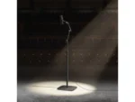 Brateck Stylish Height Adjustable Microphone Floor Stand - Matte Black & Light Grey - MDS16-2 - Image 6