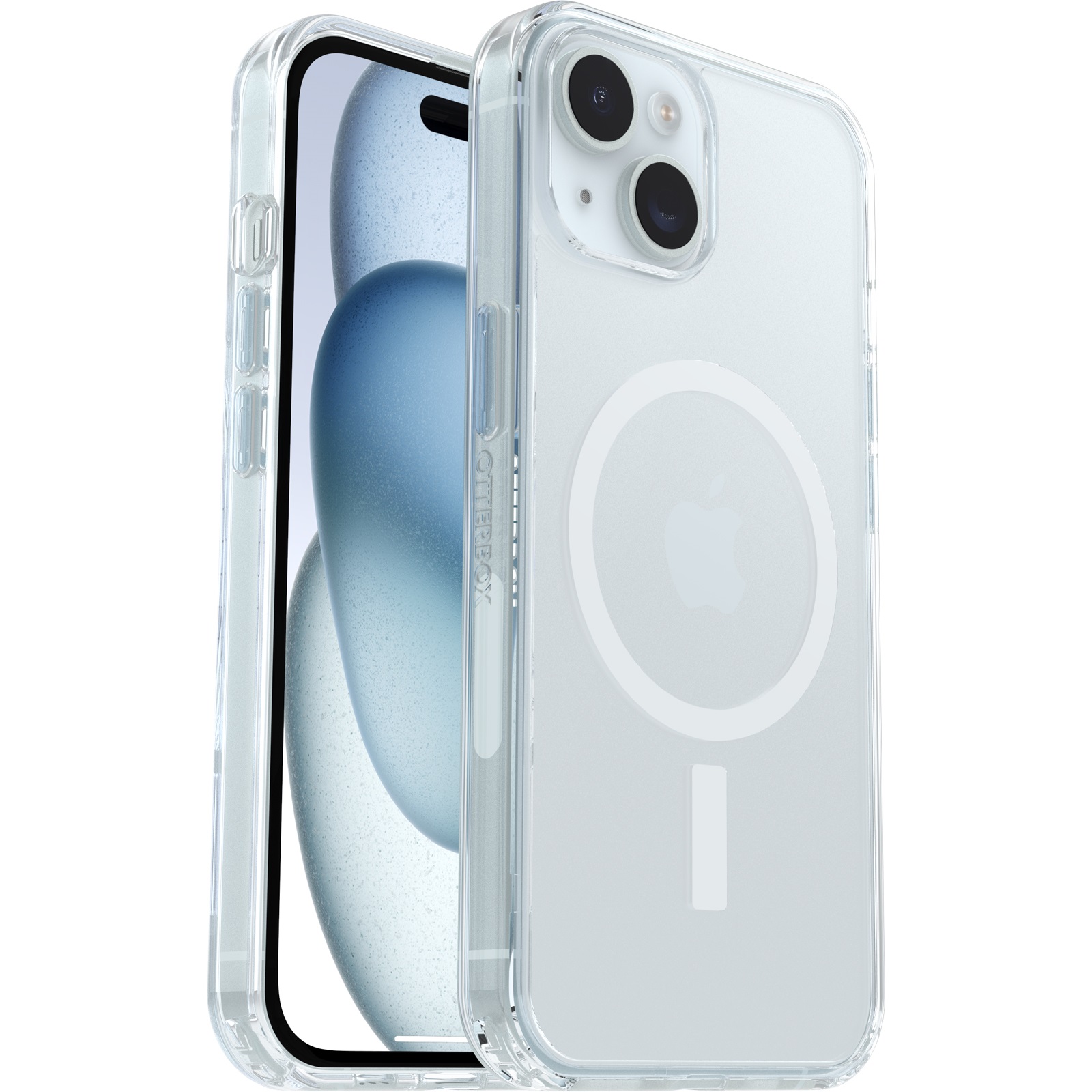 OtterBox Symmetry Clear MagSafe Apple iPhone 16e/ iPhone 15/ iPhone 14/ iPhone 13 (6.1') Case Clear - 77-98189