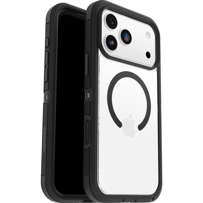 OtterBox Defender XT Pro MagSafe Apple iPhone 17 Pro (6.3') Case Dark Side (Clear/Black) - 77-98516